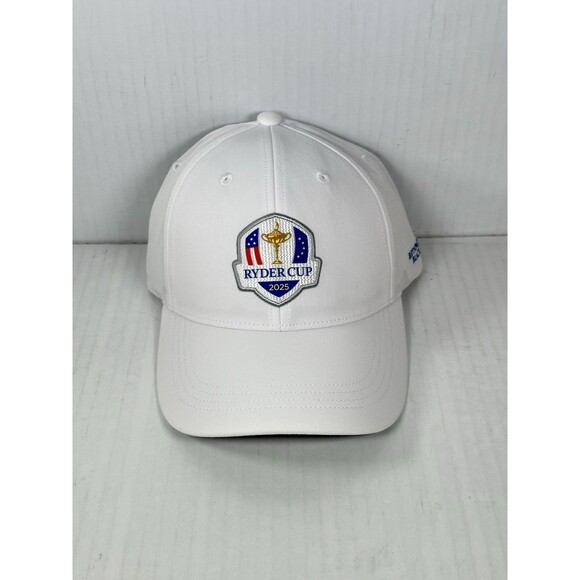 Walter Hagen Ryder Cup Adult Performance Adjustable Golf Hat Cap White OSFA NEW - Picture 1 of 6